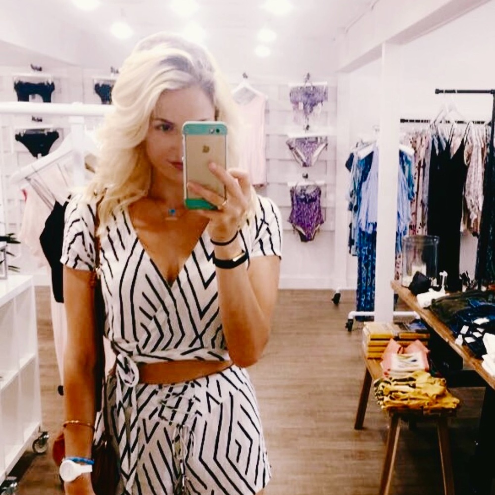 Billabong ‘Sunny Eyes’ Striped Wrap Top  *TOP ONLY*